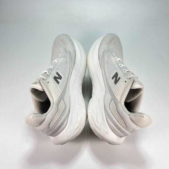 New Balance 1080v13 Fresh Foam X White Grey Athletic Running Shoes Men\'s Size 12